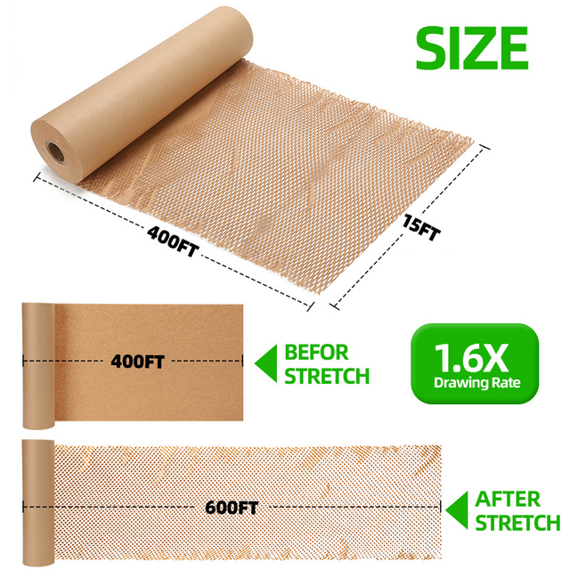 Rollo de papel de panal